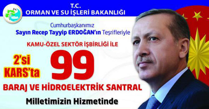 Ülke Ekonomisine Büyük Katkı Sağlayacak HES’lerden 2’si Kars’ta