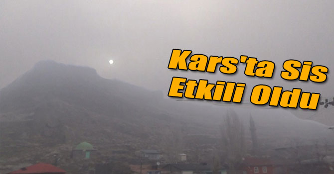 Kars'ta Sis Etkili Oldu