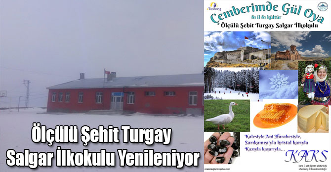 Ölçülü Şehit Turgay Salgar İlkokulu Yenileniyor