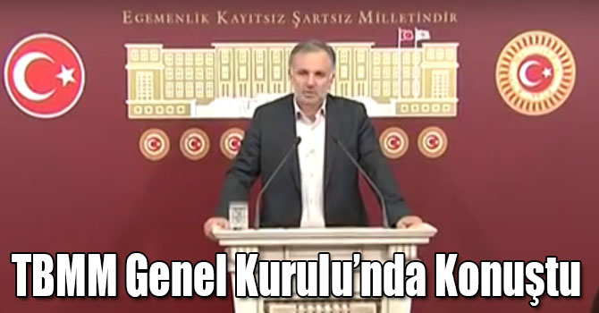 Ayhan Bilgen, TBMM Genel Kurulu’nda Konuştu