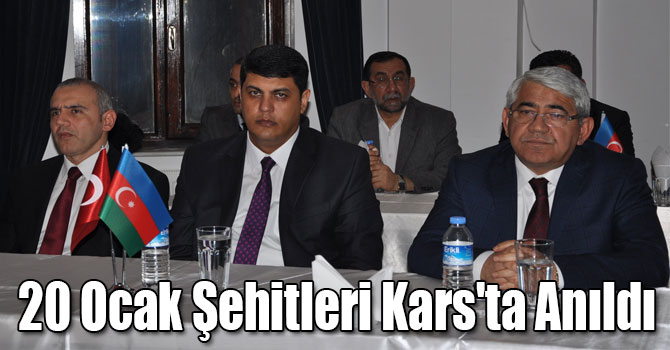 20 Ocak Şehitleri Kars'ta Anıldı