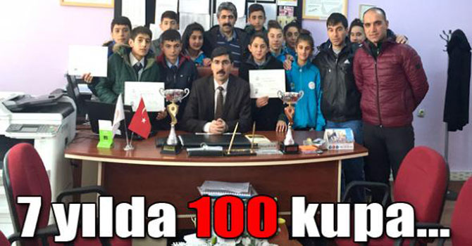 7 yılda 100 kupa…