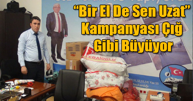 “Bir El De Sen Uzat” Kampanyası Çığ Gibi Büyüyor