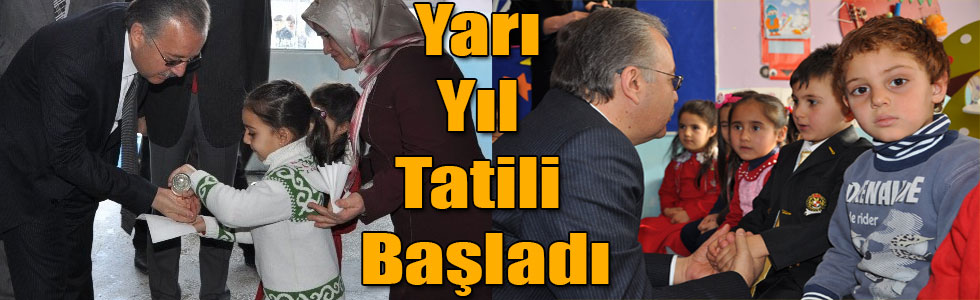 Kars'ta Yarı Yıl Tatili Başladı