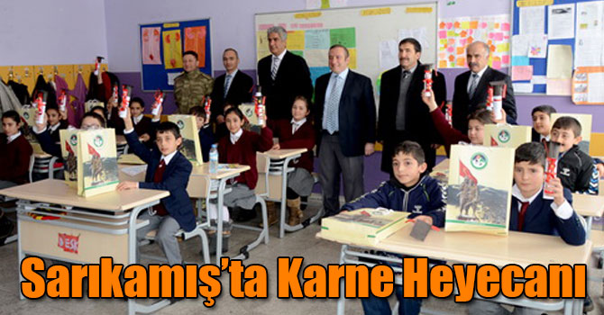 Sarıkamış’ta Karne Heyecanı