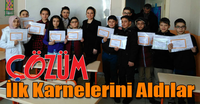 İlk Karnelerini Aldılar