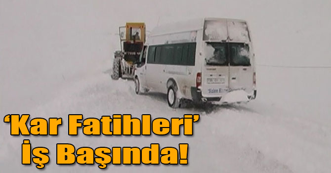 Kars'ta Hastaların İmdadına ‘Kar Fatihleri’ Yetişti