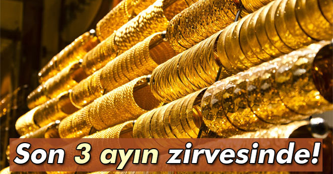 Altın 3 Ayın Zirvesini Gördü