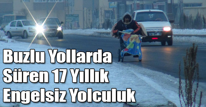 Kars'ta Buzlu Yollarda Süren 17 Yıllık Engelsiz Yolculuk