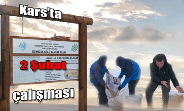 Kars’ta 2 Şubat Dünya Sulak Alanlar Günü çalışması