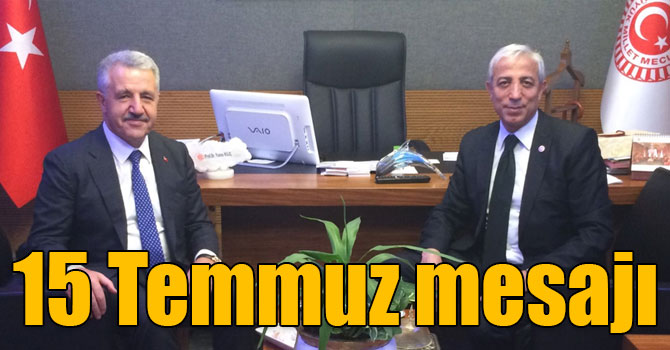 Kars Milletvekilleri Ahmet Arslan ve Yunus Kılıç'ın 15 Temmuz mesajı