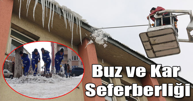 Kars’ta Buz ve Kar Seferberliği