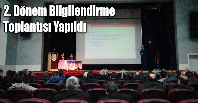 Kars’ta Milli Eğitim’den 2. Dönem Bilgilendirme Toplantısı
