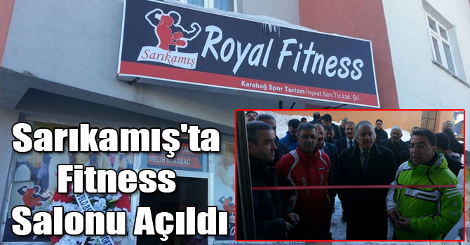 Sarıkamış'ta Fitness Salonu Açıldı