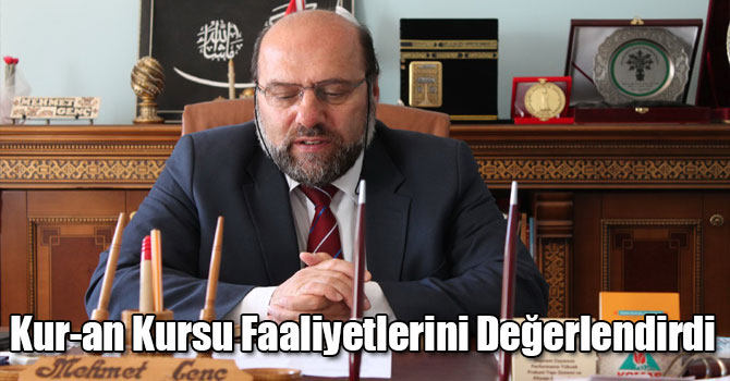 Müftü Mehmet Genç, Kars’ta Kur-an Kursu Faaliyetlerini Değerlendirdi