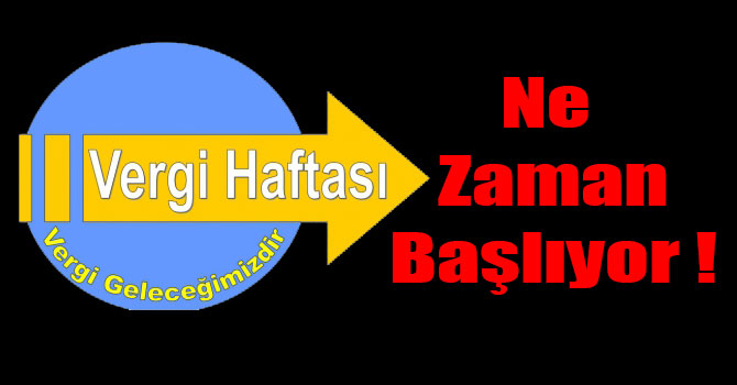Vergi Haftası Etkinlikleri!