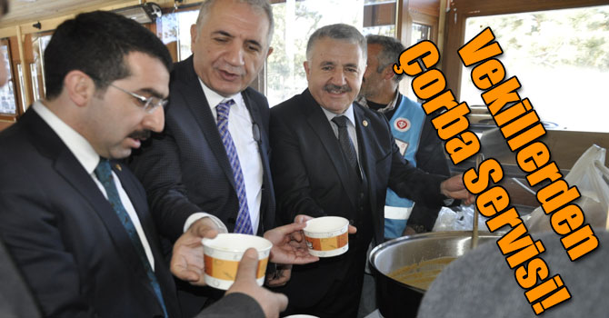 Kars Milletvekilleri'nden Çorba Servisi!