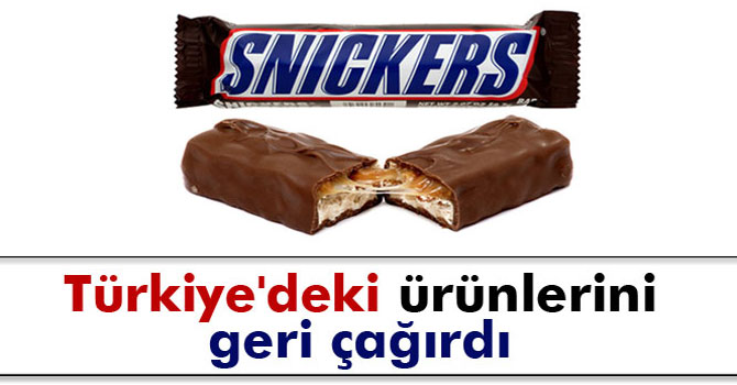Mars Gıda, Türkiye'deki Ürünlerini Geri Çağırdı