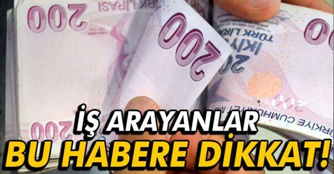 Devlet İş Bulup 1 Yıl Maaş Verecek