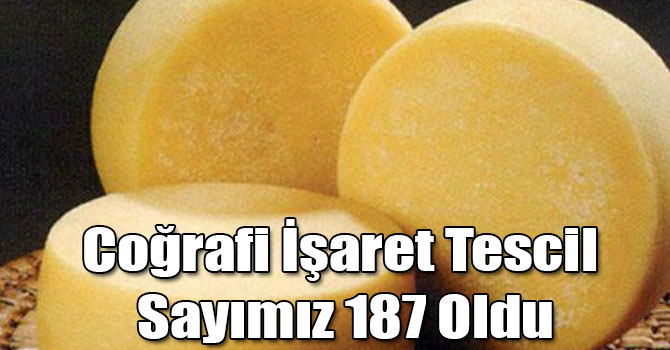 Coğrafi İşaret Tescil Sayımız 187 Oldu