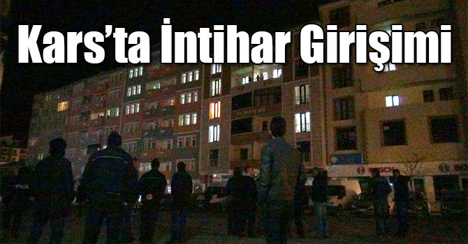 Kars’ta İntihar Girişimi