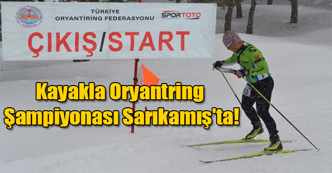 Kayakla Oryantring Şampiyonası Sarıkamış'ta!