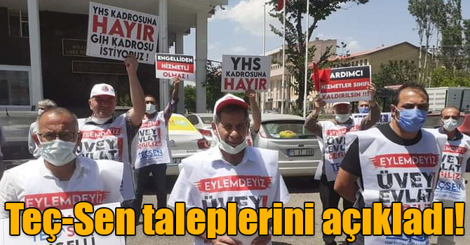 Teç-Sen taleplerini açıkladı!