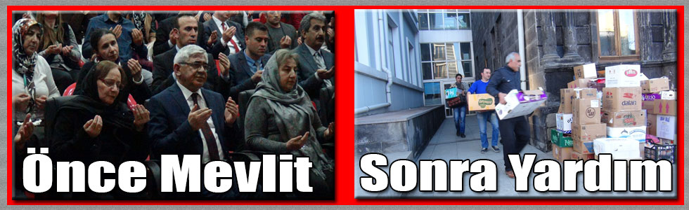 Kars Belediyesi’nden Önce Mevlit, Sonra Yardım