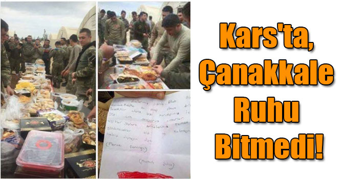 Kars'ta, Çanakkale Ruhu Bitmedi!