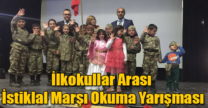 İlkokullar Arası İstiklal Marşı Okuma Yarışması