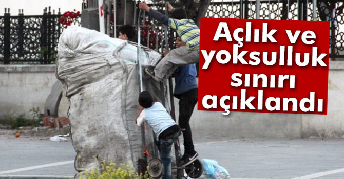Açlık ve Yoksulluk Sınırı Açıklandı