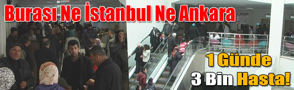 Kars'ta Günde 3 Bin Hasta!