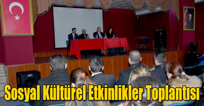 Sosyal Kültürel Etkinlikler Toplantısı