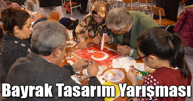 Dedeler ve Nineler Torunlarıyla “Bayrak Tasarım Yarışmasında” Eğlendiler