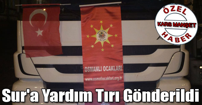 Osmanlı Ocakları'ndan Sur'a Yardım!