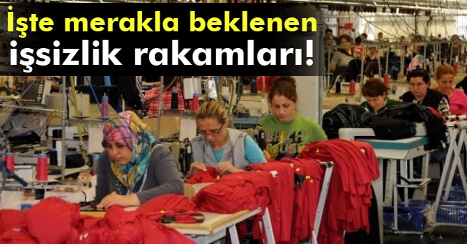 İşsizlik Oranları Açıklandı