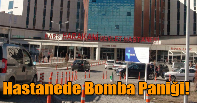 Hastanede Bomba Paniği!