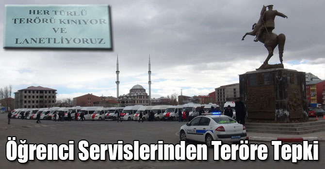 Öğrenci Servislerinden Teröre Tepki Kornası