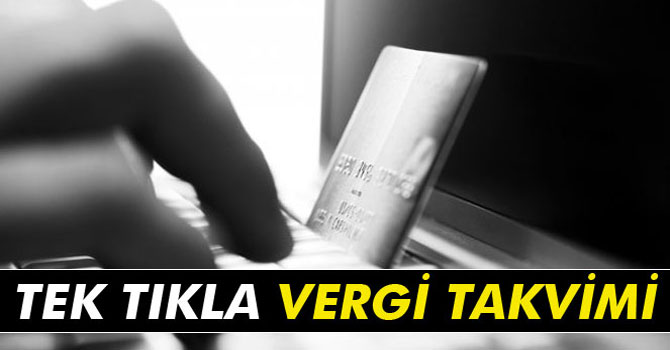 Tek tıkla vergi takvimi