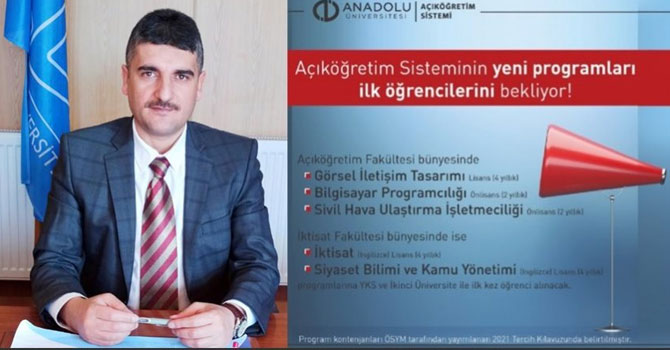 Ahmet Karakeçili : AÖF'de yeni bölümler açıldı, Adalet önlisans programı da son kez öğrenci alacak