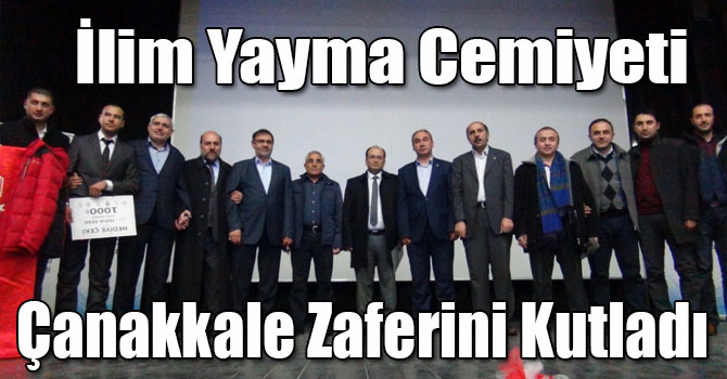 İlim Yayma Cemiyeti Çanakkale Zaferini Kutladı