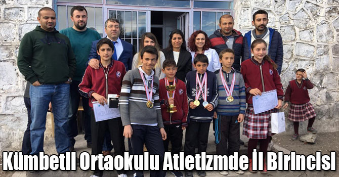 Kümbetli Ortaokulu Atletizmde İl Birincisi