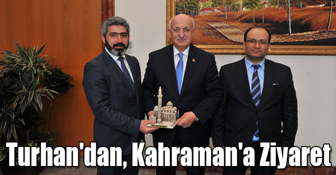 Birlik Başkanı Turhan'dan, Meclis Başkanı Kahraman'a Ziyaret