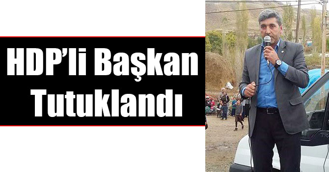 HDP Kağızman İlçe Başkanı Tutuklandı