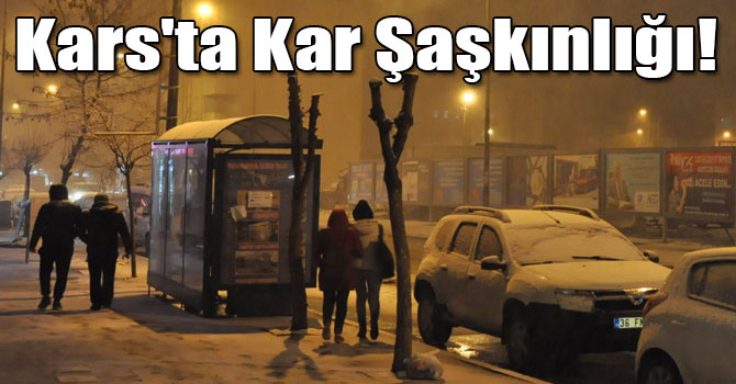 Kars'ta Kar Şaşkınlığı!