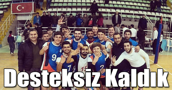 Emre Okan Bayramoğlu: Desteksiz Kaldık