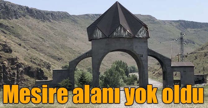 Mesire alanı yok oldu