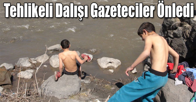 Tehlikeli Dalışı Gazeteciler Önledi