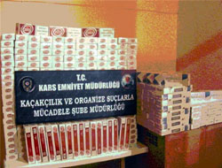 Kars'ta Kaçak Sigara ve Esrar