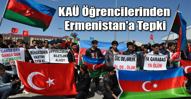 Kafkas Üniversitesi Öğrencilerinden Ermenistan'a Tepki